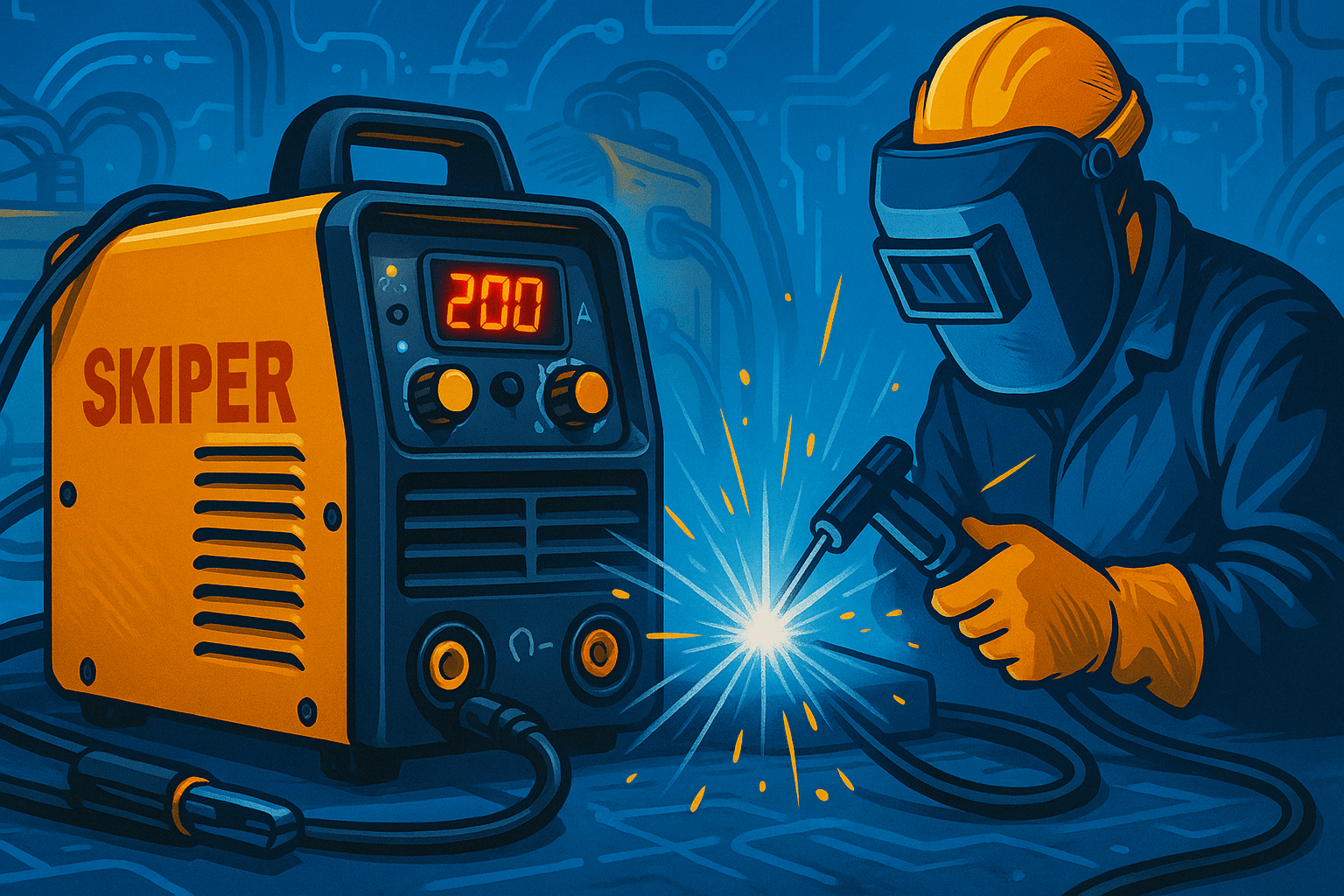Skiper: обзор инверторных сварочных аппаратов – функции и цены